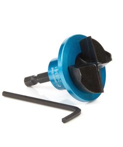 203361 Carbide Tipped 2 Wing Hinge Boring Bit with Spurs with Adjustable Depth-Stop 35mm Dia x 1/4 Inch Quick Release Hex Shank