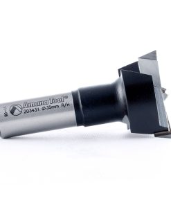 203431 Carbide Tipped Hinge Boring Bit R/H 35mm Dia x 60mm Long x 1/2 Inch Shank