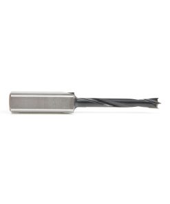 204005 Carbide Tipped Brad Point Boring Bit R/H 5mm Dia x 70mm Long x 10mm Shank