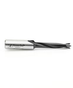 204007 Carbide Tipped Brad Point Boring Bit R/H 1/4 Dia x 70mm Long x 10mm Shank
