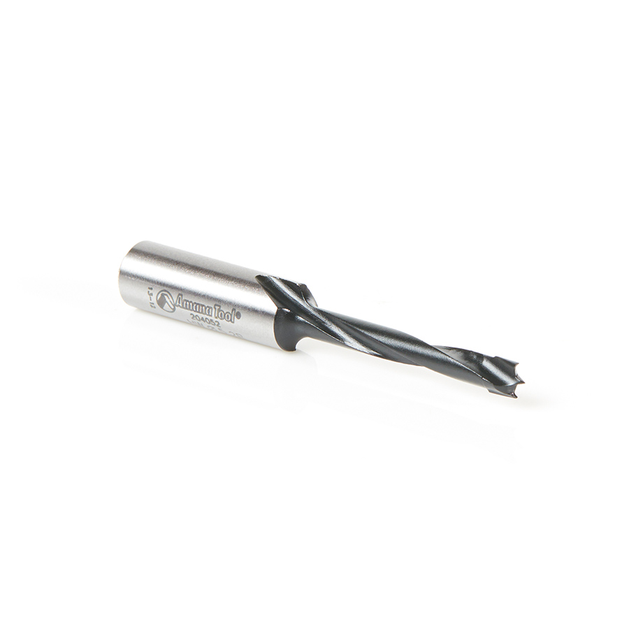 204052 Carbide Tipped Brad Point Boring Bit R/H 5.2mm Dia x 70mm Long x 10mm Shank