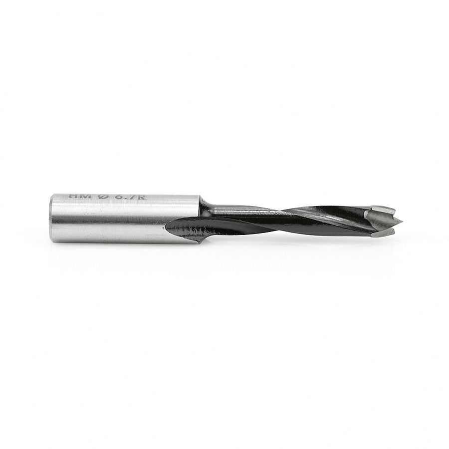 204067 Carbide Tipped Brad Point Boring Bit R/H 6.7mm Dia x 70mm Long x 10mm Shank