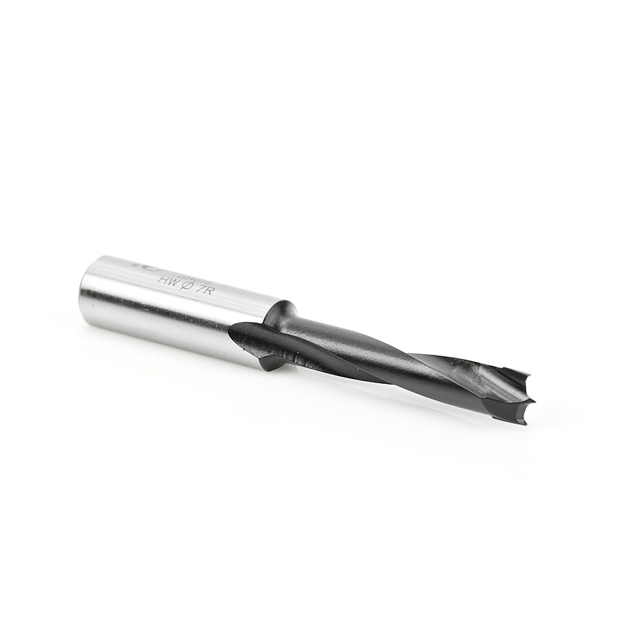 204070 Carbide Tipped Brad Point Boring Bit R/H 7mm Dia x 70mm Long x 10mm Shank