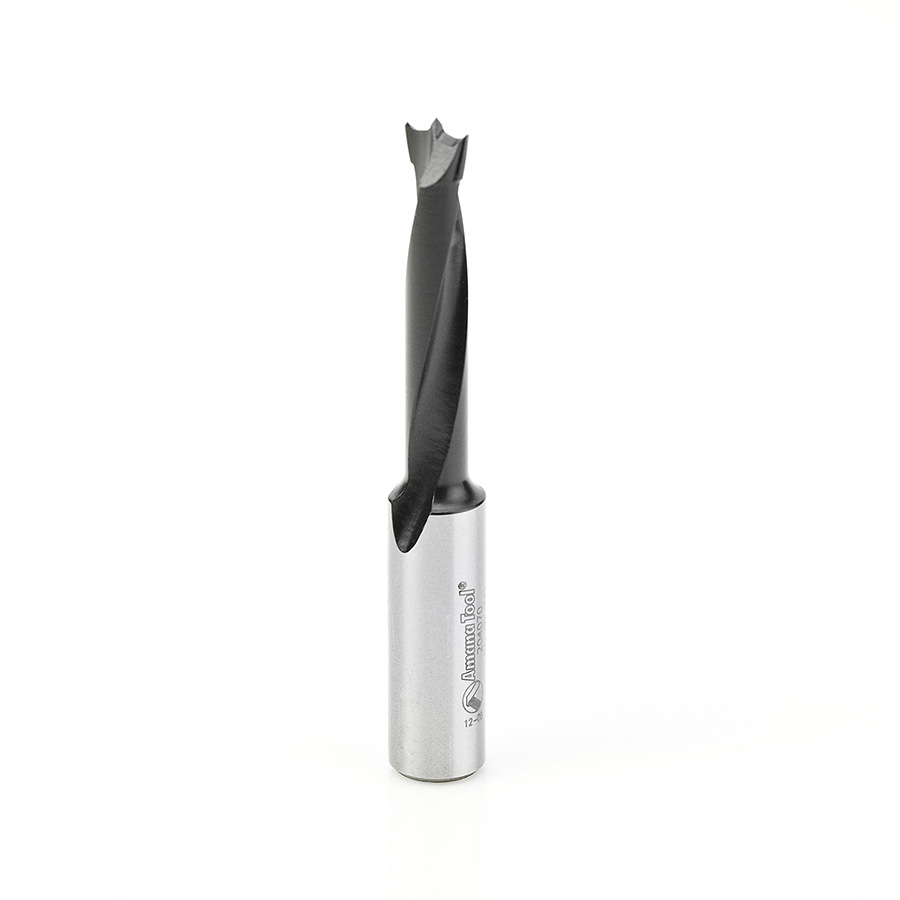 204070 Carbide Tipped Brad Point Boring Bit R/H 7mm Dia x 70mm Long x 10mm Shank