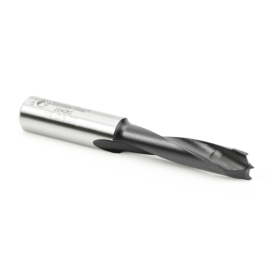 204082 Carbide Tipped Brad Point Boring Bit R/H 8.2mm Dia x 70mm Long x 10mm Shank