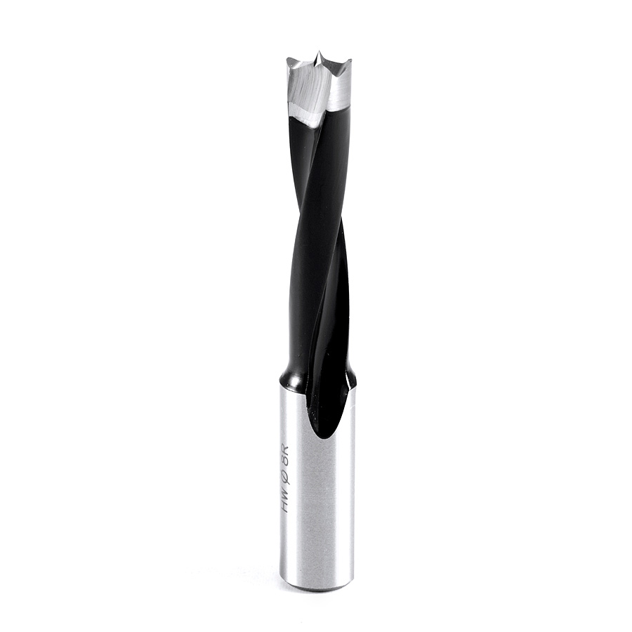 206008 High Performance Ditec™ Carbide Tipped Brad Point Boring Bit R/H 8mm Dia x 70mm Long x 10mm Shank