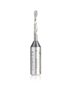 215003 Brad Point Solid Carbide Dowel Drill Boring Bit R/H 3mm Dia x 57.5mm Long x 10mm Shank