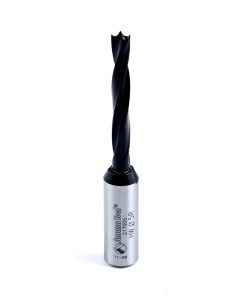 217005 Brad Point Solid Carbide Dowel Drill Boring Bit R/H 5mm Dia x 70mm Long x 10mm Shank