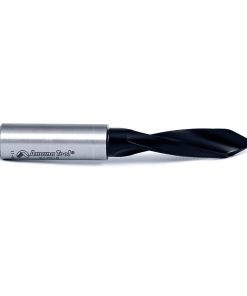 217018 Solid Carbide Through-Hole Dowel Drill Boring Bit R/H 8mm Dia x 70mm Long x 10mm Shank