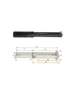 YG1-P14102 - 45/64 - 15/16, Series #1 - Straight Shank & Straight Flute Medium Length Spade Drill Holder