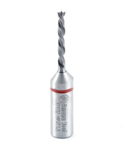 301032 Solid Carbide Cutting Edge Brad Point Boring Bit L/H 3.2mm Dia x 57mm Long x 10mm Shank