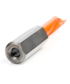 301070 Carbide Tipped Brad Point Boring Bit L/H 7mm Dia x 57mm Long x 10mm Shank