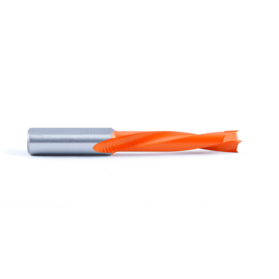 302008 Carbide Tipped Brad Point Boring Bit L/H 8mm Dia x 77mm Long x 10mm Shank