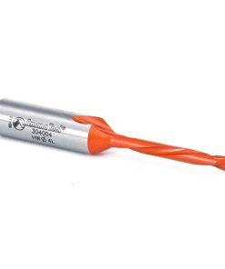 304004 Carbide Tipped Brad Point Boring Bit L/H 4mm Dia x 70mm Long x 10mm Shank