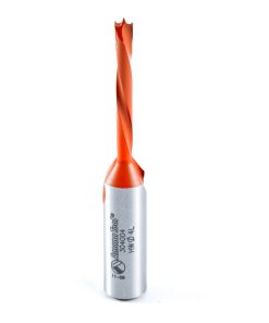 304004 Carbide Tipped Brad Point Boring Bit L/H 4mm Dia x 70mm Long x 10mm Shank