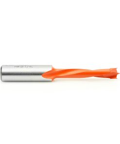304007 Carbide Tipped Brad Point Boring Bit L/H 1/4 Dia x 70mm Long x 10mm Shank