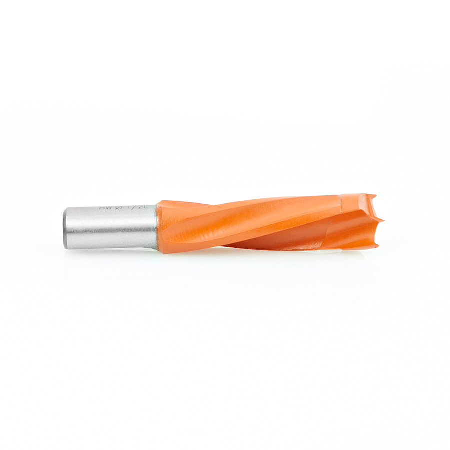 304013 Carbide Tipped Brad Point Boring Bit L/H 1/2 Dia x 70mm Long x 10mm Shank