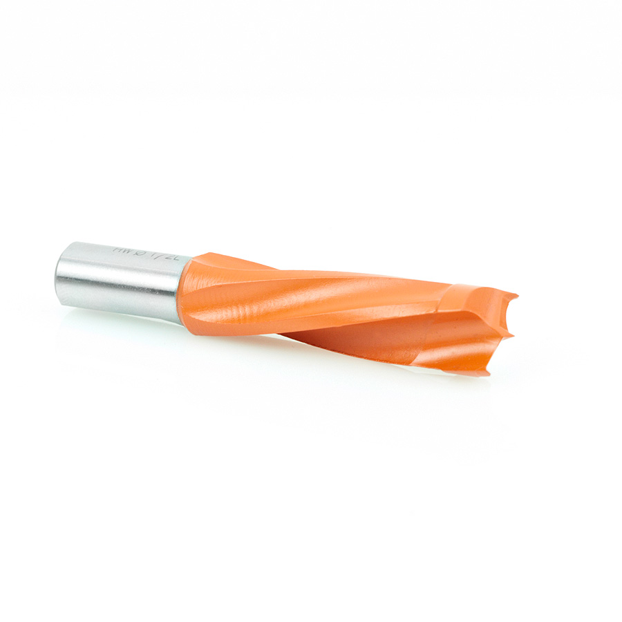 304013 Carbide Tipped Brad Point Boring Bit L/H 1/2 Dia x 70mm Long x 10mm Shank