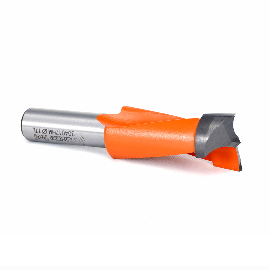 304017 Carbide Tipped Brad Point Boring Bit L/H 17mm Dia x 70mm Long x 10mm Shank