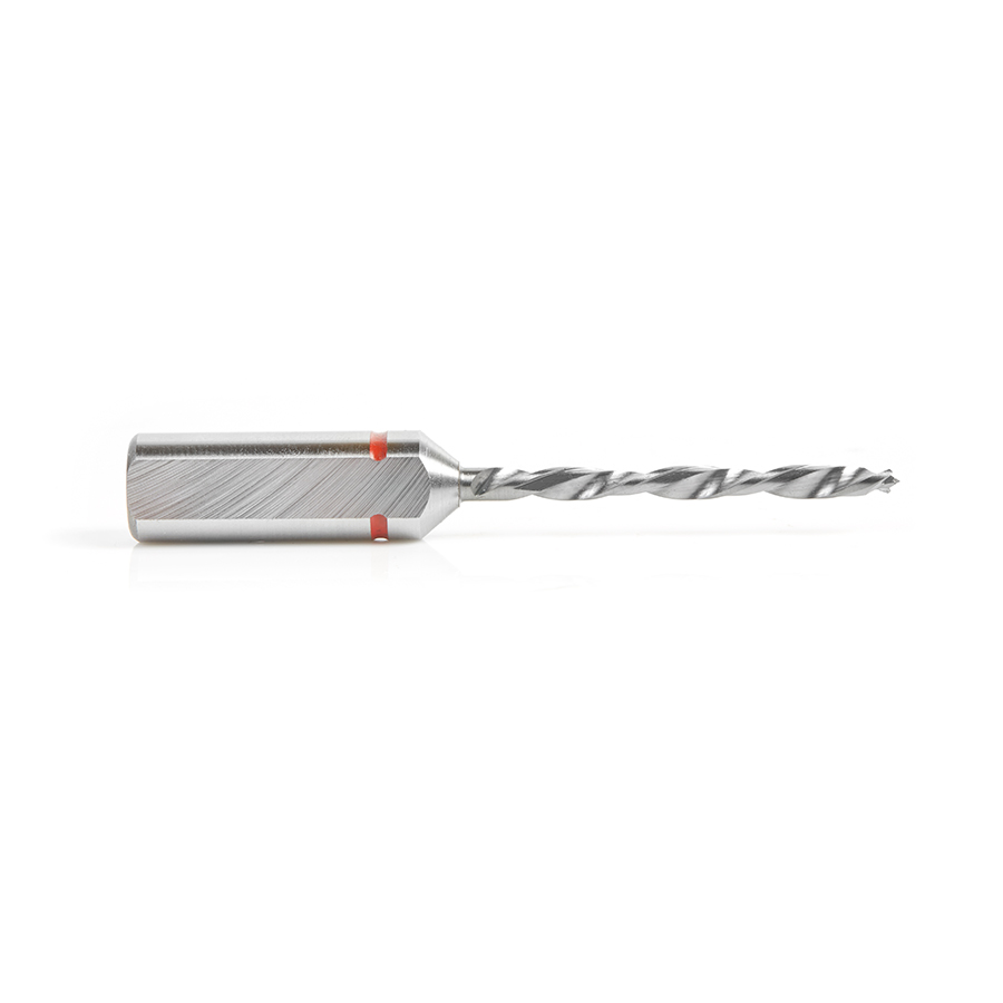 304032 Solid Carbide Cutting Edge Brad Point Boring Bit L/H 3.2mm Dia x 70mm Long x 10mm Shank