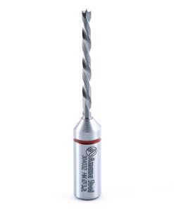 304032 Solid Carbide Cutting Edge Brad Point Boring Bit L/H 3.2mm Dia x 70mm Long x 10mm Shank
