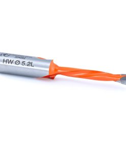304052 Carbide Tipped Brad Point Boring Bit L/H 5.2mm Dia x 70mm Long x 10mm Shank