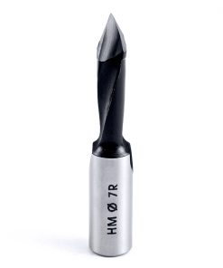 313070 Carbide Tipped Through-Hole Boring Bit R/H 7mm Dia 58mm Long x 10mm Shank