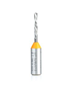 315103 Brad Point Solid Carbide Dowel Drill Boring Bit L/H 3mm Dia x 57.5mm Long x 10mm Shank