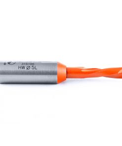 315105 Brad Point Solid Carbide Dowel Drill Boring Bit L/H 5mm Dia x 57.5mm Long x 10mm Shank