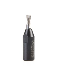 316020 Carbide Tipped 2 Flute RH Rotation Bit for Festool® Domino® Joiner, 4mm Dia x 11mm x 38mm Long