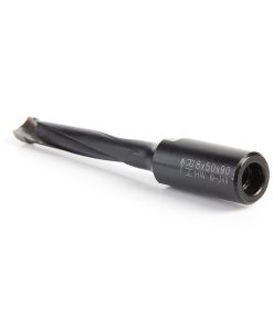 316028 Carbide Tipped 2 Flute RH Rotation Bit for Festool® Domino® Joiner, 8mm Dia x 50mm x 90mm Long