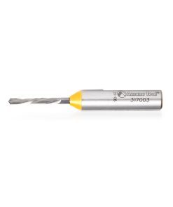 317003 Brad Point Solid Carbide Dowel Drill Boring Bit L/H 3mm Dia x 70mm Long x 10mm Shank