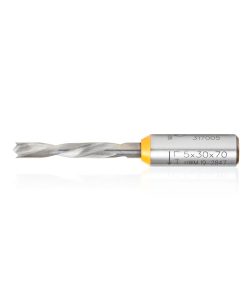317005 Brad Point Solid Carbide Dowel Drill Boring Bit L/H 5mm Dia x 70mm Long x 10mm Shank