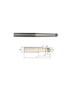YG1-ZBT0801 - 8 x 12 x 7.2 x 12 x 35 x 90 - I-Xmill Short Taper Neck Type Metric