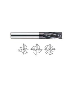 YG1-93112 - 1/4 x 1/4 x 3/4 x 2-1/2 - 3 Flute Regular Length Center Cut Fine Pitch Rougher X-Power Carbide