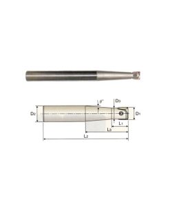 YG1-ZRT1001 - 10 x 12 x 8.6 x 13 x 25 x 100 - I-Xmill Regular Taper Neck Corner Radius Holder