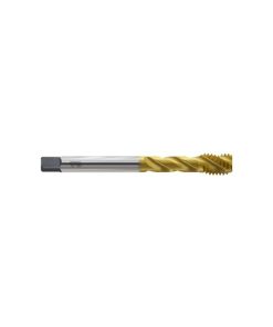 YG1-G1503 - 3/8 - 24, ?3 - 3 Flute Spiral Fluted Modified Bottoming Din Length Ansh Shank Tin Coated Tap For Multi Purpose