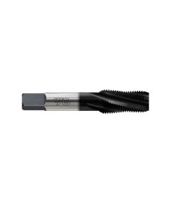 YG1-Q6020 - 1/16 - 27 - 4 Flute Spiral Fluted Pipe Tap 15 Deg Helix Hp Npt/F Hardslick Coated