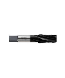 YG1-R1560 - 1/2 - 14 - 4 Flute Spiral Fluted Pipe Tap 15 Deg Helix  Npt/F Straight Shank Hardslick Coated