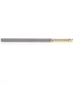 40301 CNC Compression Solid Carbide ZrN Coated Honeycomb Cutting 1/8 Dia x 5/8 x 1/8 Shank x 2-1/2 Inch Long x 6-Flute
