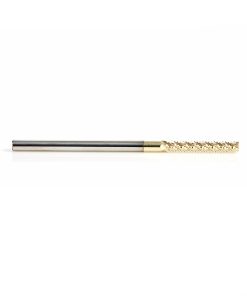 40304 CNC Solid Carbide ZrN Coated Honeycomb Cutting Hogger 1/8 Dia x 13/16 x 1/8 Shank x 2-1/2 Inch Long x 6-Flute