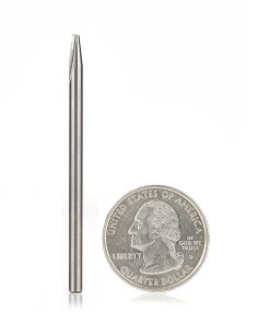 40782 Solid Carbide Carving Liner 15 Deg x 1/8 Dia x .400 x 1/8 Inch Shank x 1-Flute