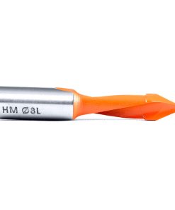 413008 Carbide Tipped Through-Hole Boring Bit L/H 8mm Dia x 58mm Long x 10mm Shank