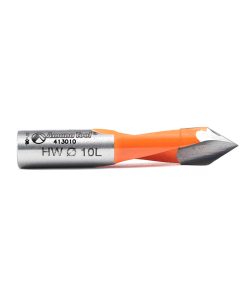 413010 Carbide Tipped Through-Hole Boring Bit L/H 10mm Dia x 58mm Long x 10mm Shank