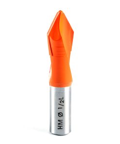 413013 Carbide Tipped Through-Hole Boring Bit L/H 1/2 Dia x 58mm Long x 10mm Shank