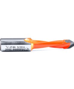 413070 Carbide Tipped Through-Hole Boring Bit L/H 7mm Dia x 58mm Long x 10mm Shank