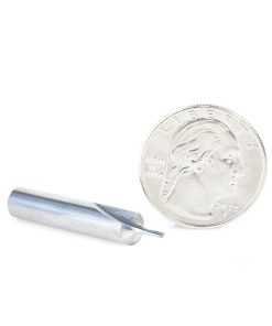 43509 Solid Carbide Single Flute Straight Plunge 1/16 Dia x 3/16 x 1/4 Inch Shank