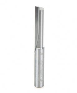 43720 Solid Carbide Single Flute Straight Plunge 1/4 Dia x 1 Inch x 1/4 Shank