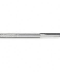 43724 Solid Carbide Single Flute Straight Plunge 1/4 Dia x 1 Inch x 1/4 Shank