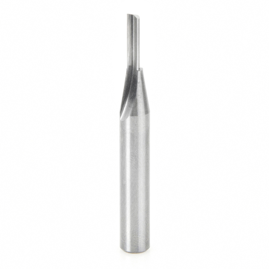 43800 Solid Carbide Straight Plunge 5/32 Dia x 7/16 x 1/4 Inch Shank Router Bit